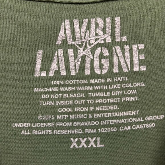 Avril Lavigne Let Go Album Pop Punk Rockstar T-Shirt XXXL - Picture 4 of 4